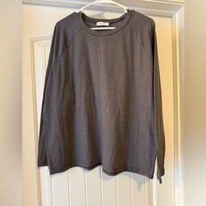 Charcoal Long Sleeve Women's Top